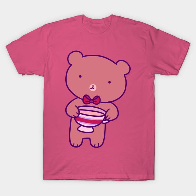 Tea Teddy Bear T-Shirt by saradaboru